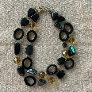 Double loop necklaces